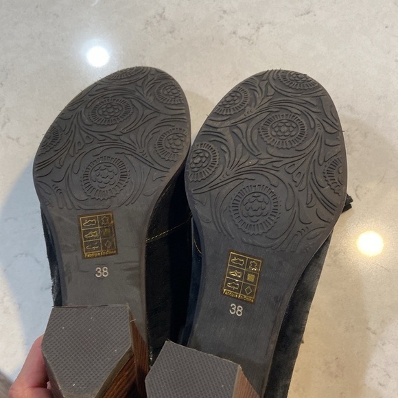 L” Artiste Studalena Womens Leather Black Shoes size 7.5/8 - Picture 3 of 9